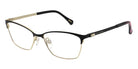 TED BAKER TED BAKER TB2228 Optical Frame matte black rectangular / squared optical frame for Women