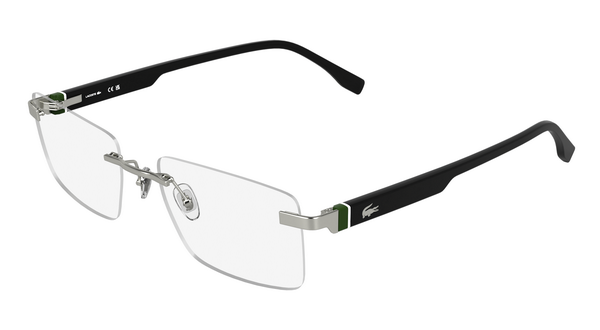 LACOSTE LACOSTE LA2320 Optical Frame silver rectangular / squared optical frame for Women
