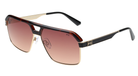 FCUK FCUK FC7673 Sunglass gold pilot/navigator sunglass for Unisex