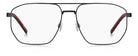 HUGO HUGO HG 1436 Optical Frame matte black pilot/navigator optical frame for Women