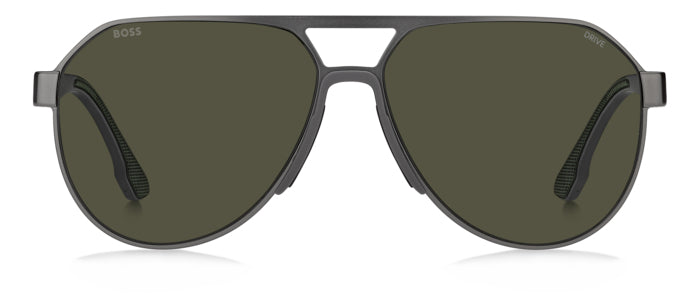 BOSS BOSS BOSS 1989/S Sunglass matte ruthenium black pilot/navigator sunglass for Women