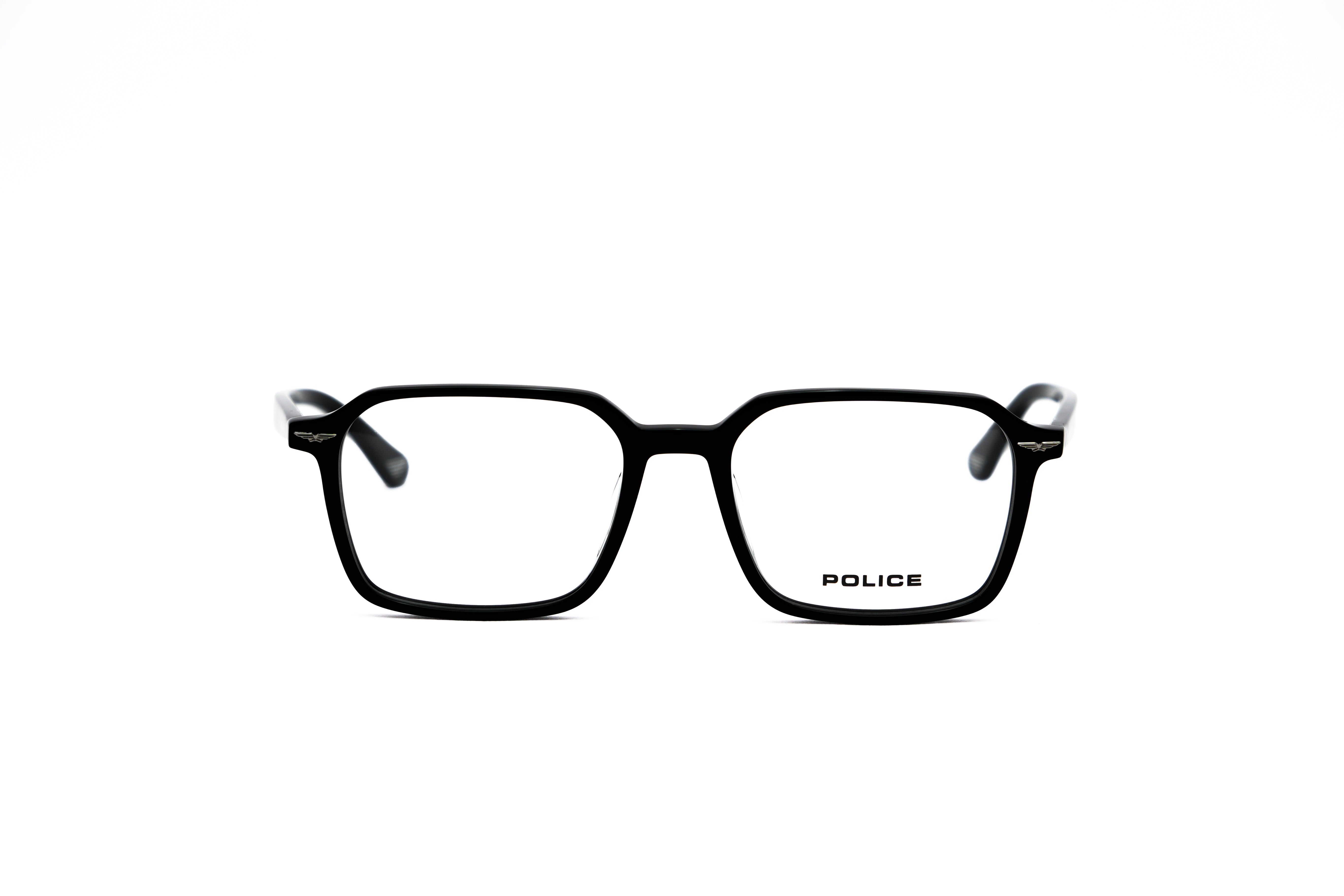 POLICE POLICE VPLV89K Optical Frame shiny black squared optical frame for Women