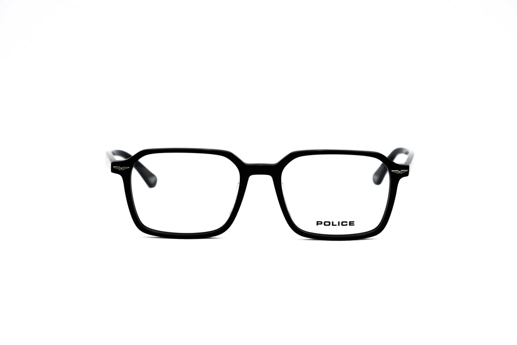 POLICE POLICE VPLV89K Optical Frame shiny black squared optical frame for Women