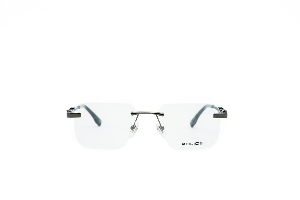 POLICE VPLT28K Optical Frame | Designer eyeglasses for men and women | SpecsBunker India | premium optical frames collection