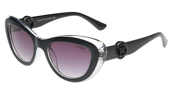 TOMMY HILFIGER TOMMY HILFIGER TH1591 Sunglass black cat eye sunglass for Women