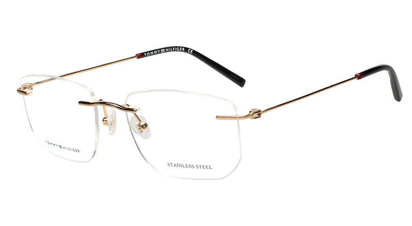 TOMMY HILFIGER TOMMY HILFIGER TH6386 Optical Frame gold rectangular / squared optical frame for Men