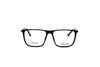 POLICE POLICE VPLP09K Optical Frame shiny black squared optical frame for Men
