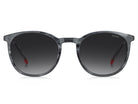 HUGO HUGO HG 1400/G/S Sunglass grey horn round/oval/panthos sunglass for Women