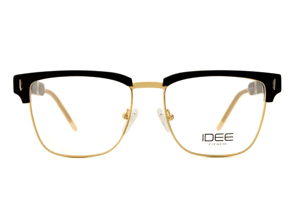 IDEE IDEE ID2283 Optical Frame black/gold clubmaster optical frame for Unisex