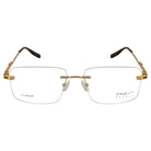 ONE DEGREE ONE DEGREE OD1005 Optical Frame gold rectangular / squared optical frame for Men