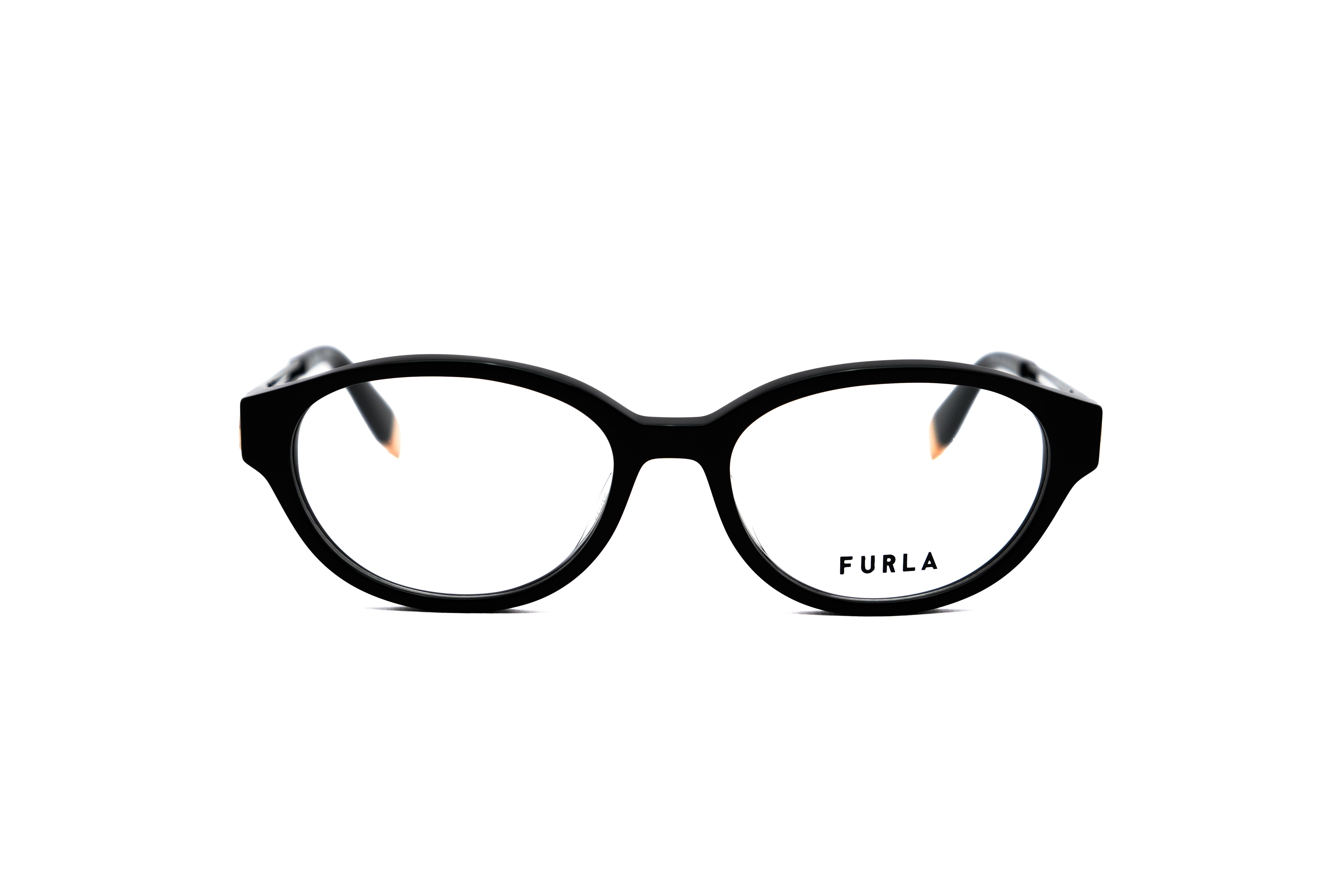 FURLA FURLA VFUB31 Optical Frame shiny black-rose gold round/oval/panthos optical frame for Women