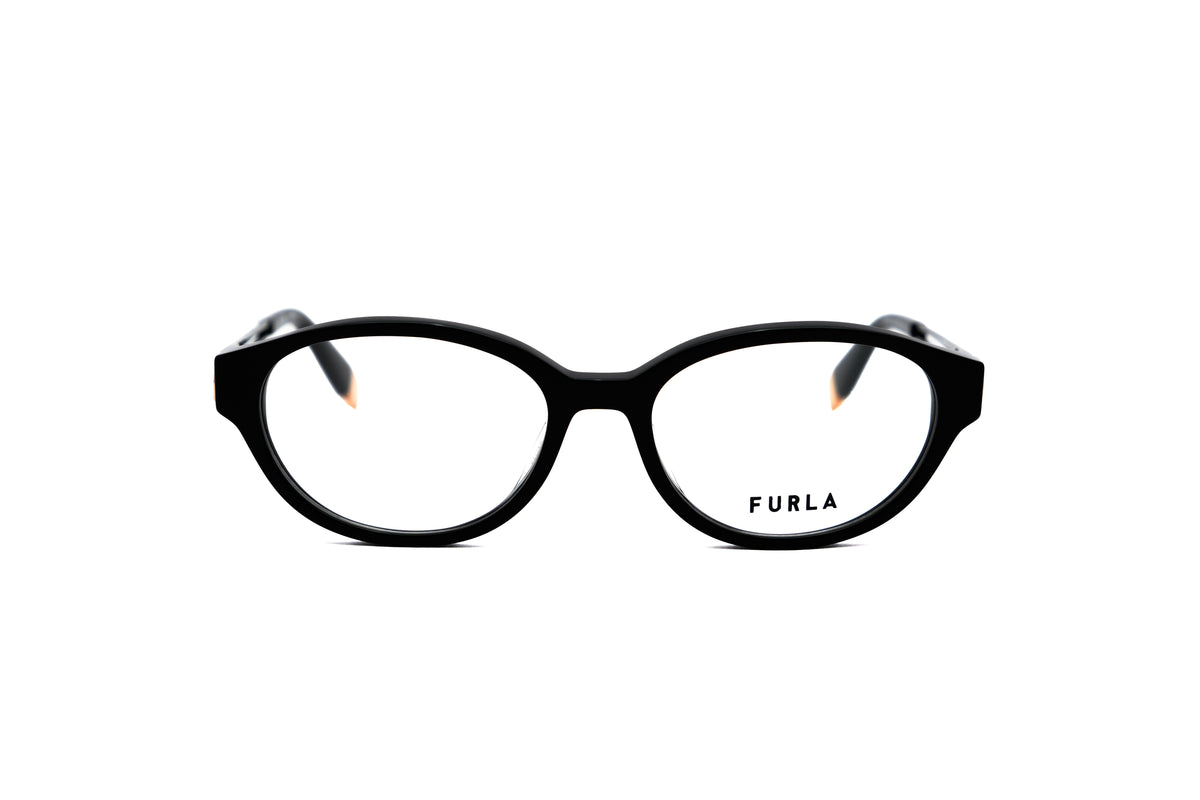 FURLA FURLA VFUB31 Optical Frame shiny black-rose gold round/oval/panthos optical frame for Women
