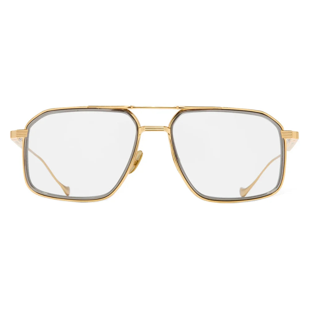 CUTLER AND GROSS CUTLER AND GROSS CGLT1971 Sunglass gold rectangular / squared sunglass for Women