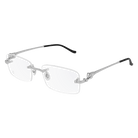 CARTIER CARTIER CT0281O Optical Frame silver squared optical frame for Women