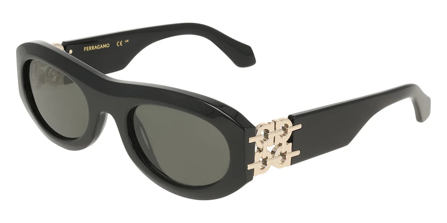 FERRAGAMO FERRAGAMO SF2082E Sunglass black round/oval/panthos sunglass for Kids