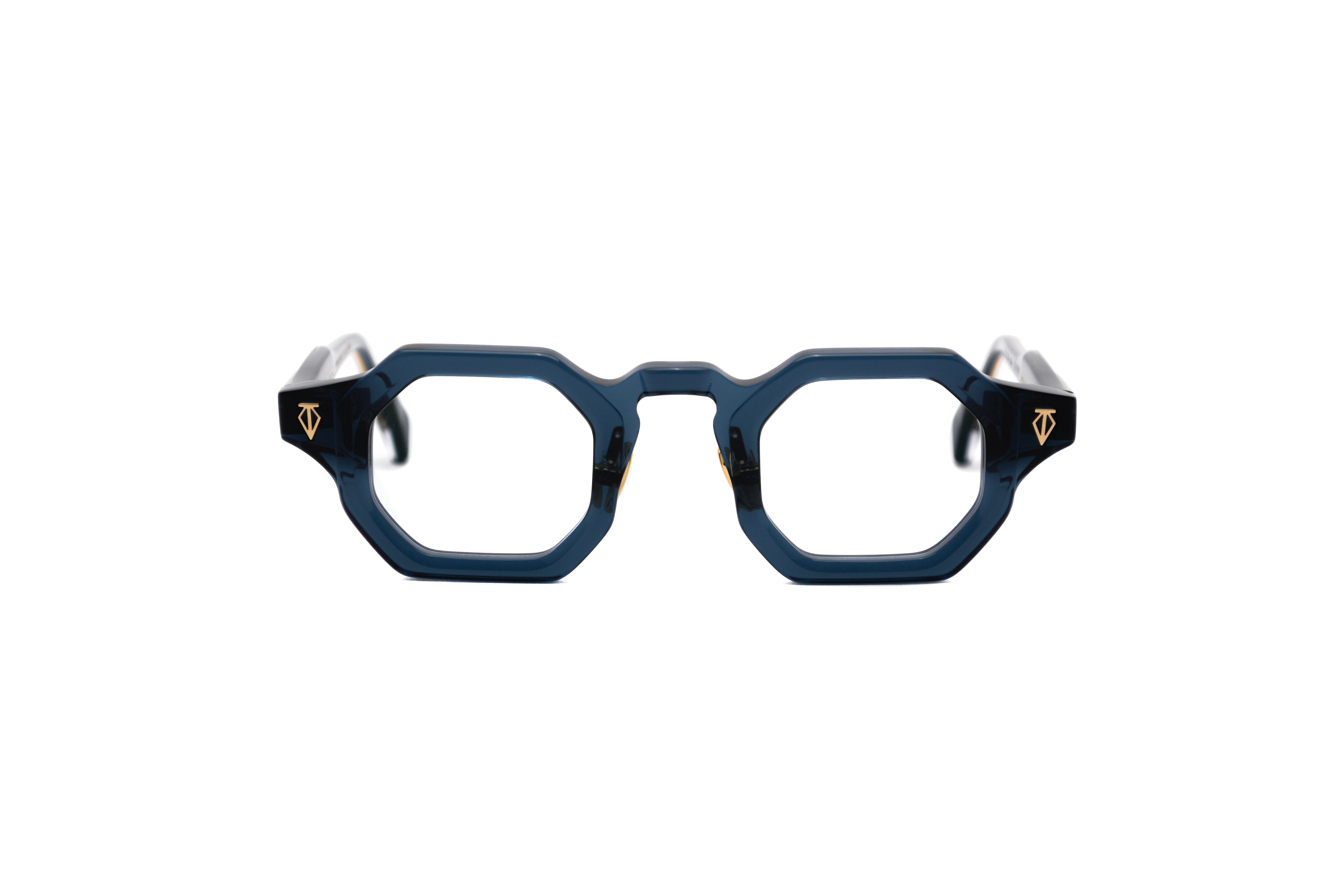 T HENRI BIRDCAGE-DEEPBLUE Optical Frame | High end optical frames | SpecsBunker India | branded eyeglasses in India