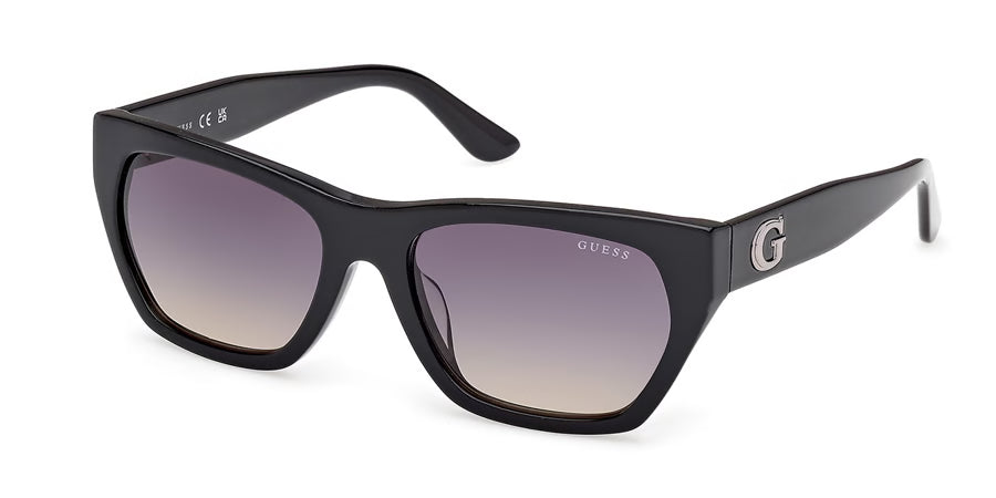 GUESS GUESS GUS00203 Sunglass shiny black geometrical/directional sunglass for Women