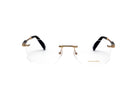 CHOPARD CHOPARD VCHM38 Optical Frame shiny light gold-black round/oval/panthos optical frame for Women