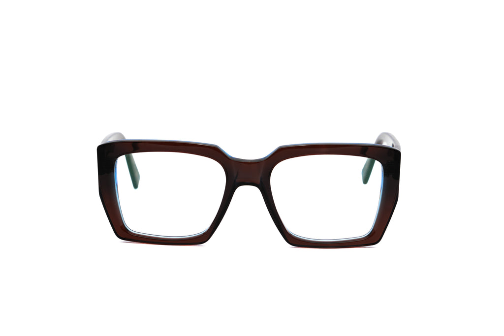 KIRK & KIRK KIRK & KIRK RAY Optical Frame brown squared optical frame for Unisex