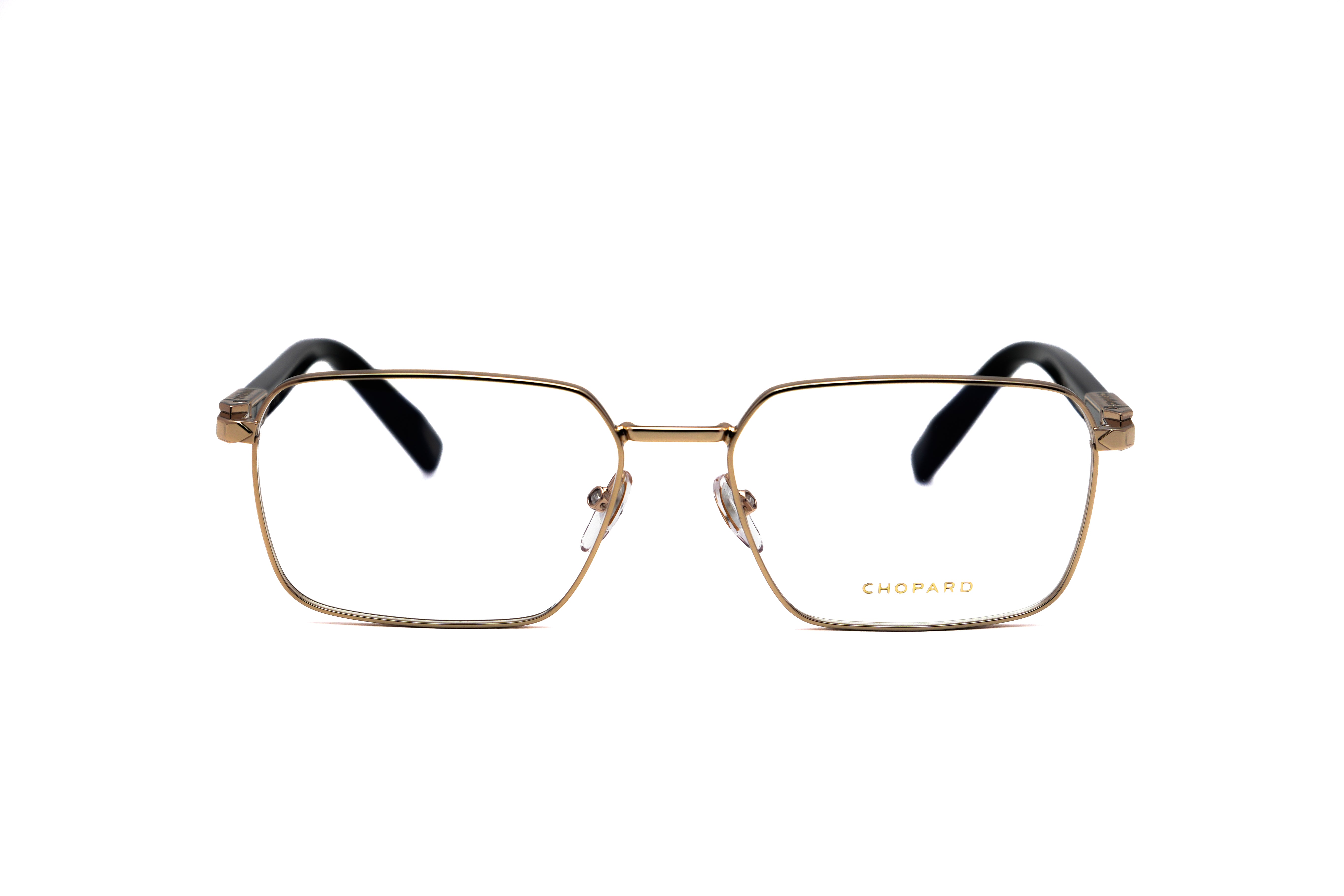 CHOPARD CHOPARD VCHM36 Optical Frame shiny black-light gold rectangular / squared optical frame for Women
