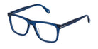 POLICE POLICE VPLR62K Optical Frame shiny crystal blue rectangular / squared optical frame for Women