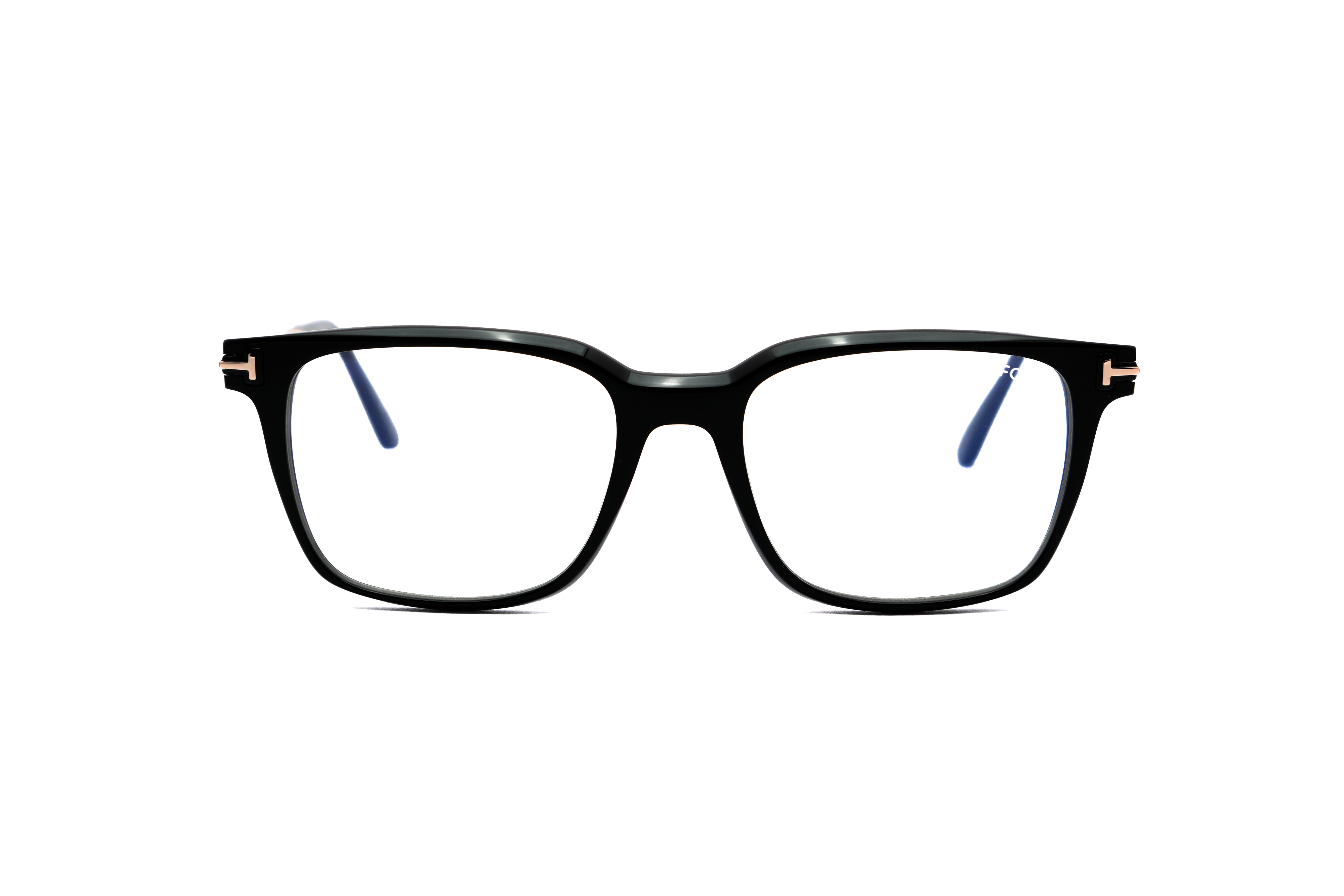 TOM FORD TOM FORD TF6124 Optical Frame black rectangular / squared optical frame for Men