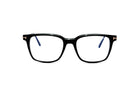 TOM FORD TOM FORD TF6124 Optical Frame black rectangular / squared optical frame for Men