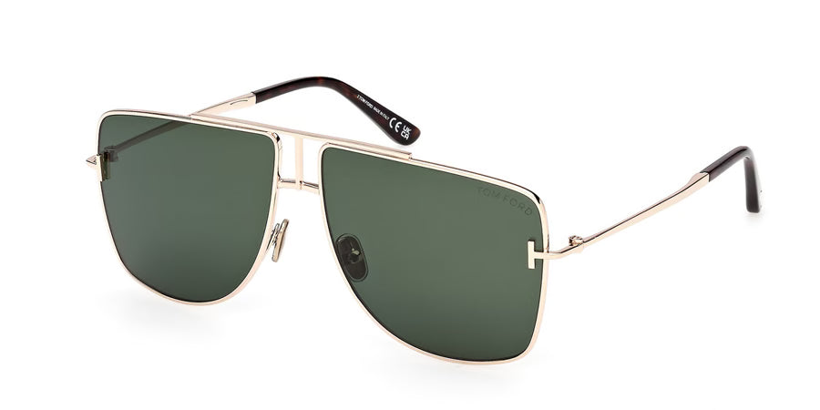 TOM FORD TOM FORD TF1307 Sunglass gold geometrical/directional sunglass for Men