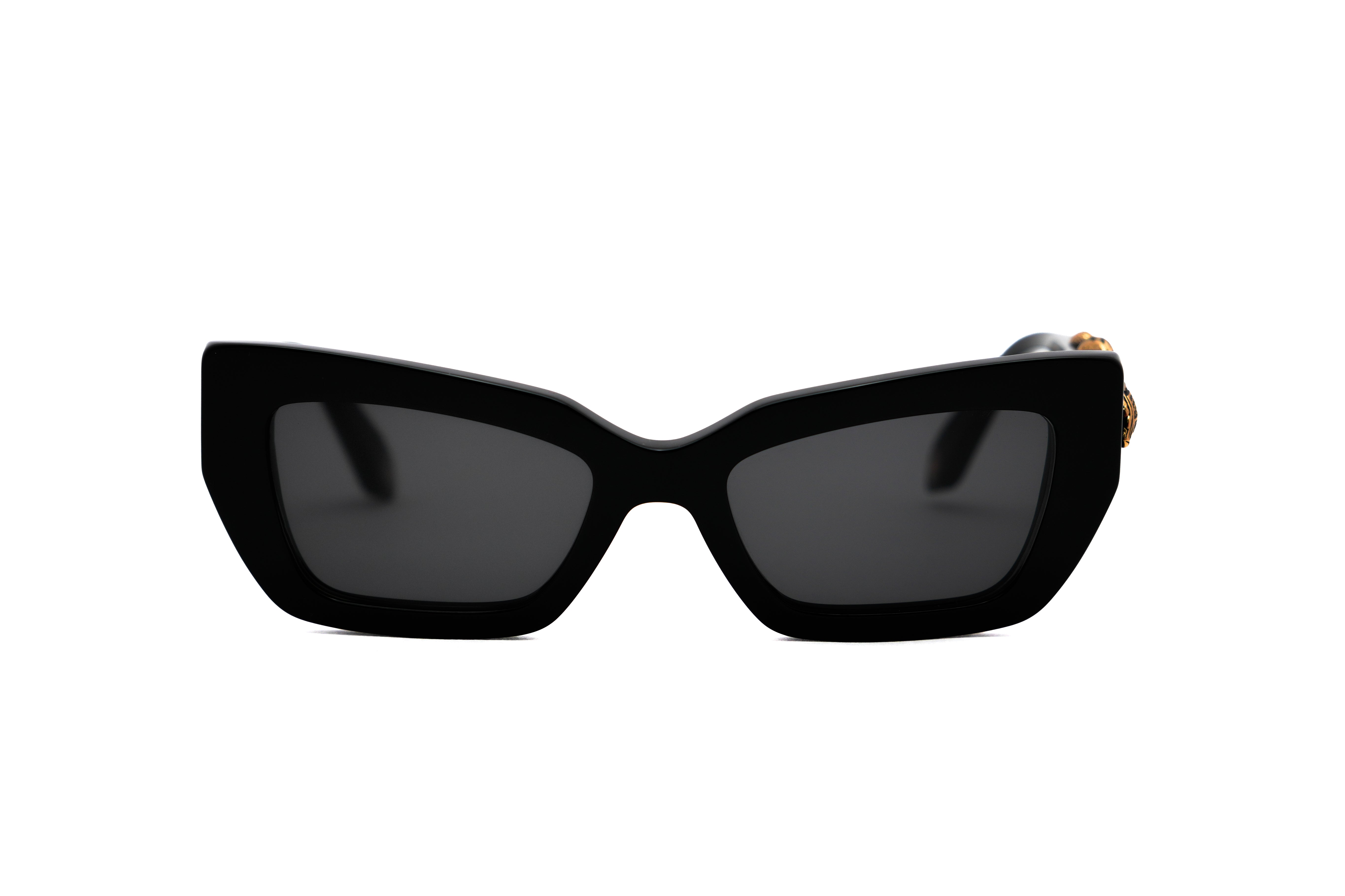 ROBERTO CAVALLI ROBERTO CAVALLI SRC183 Sunglass shiny black cat eye sunglass for Women