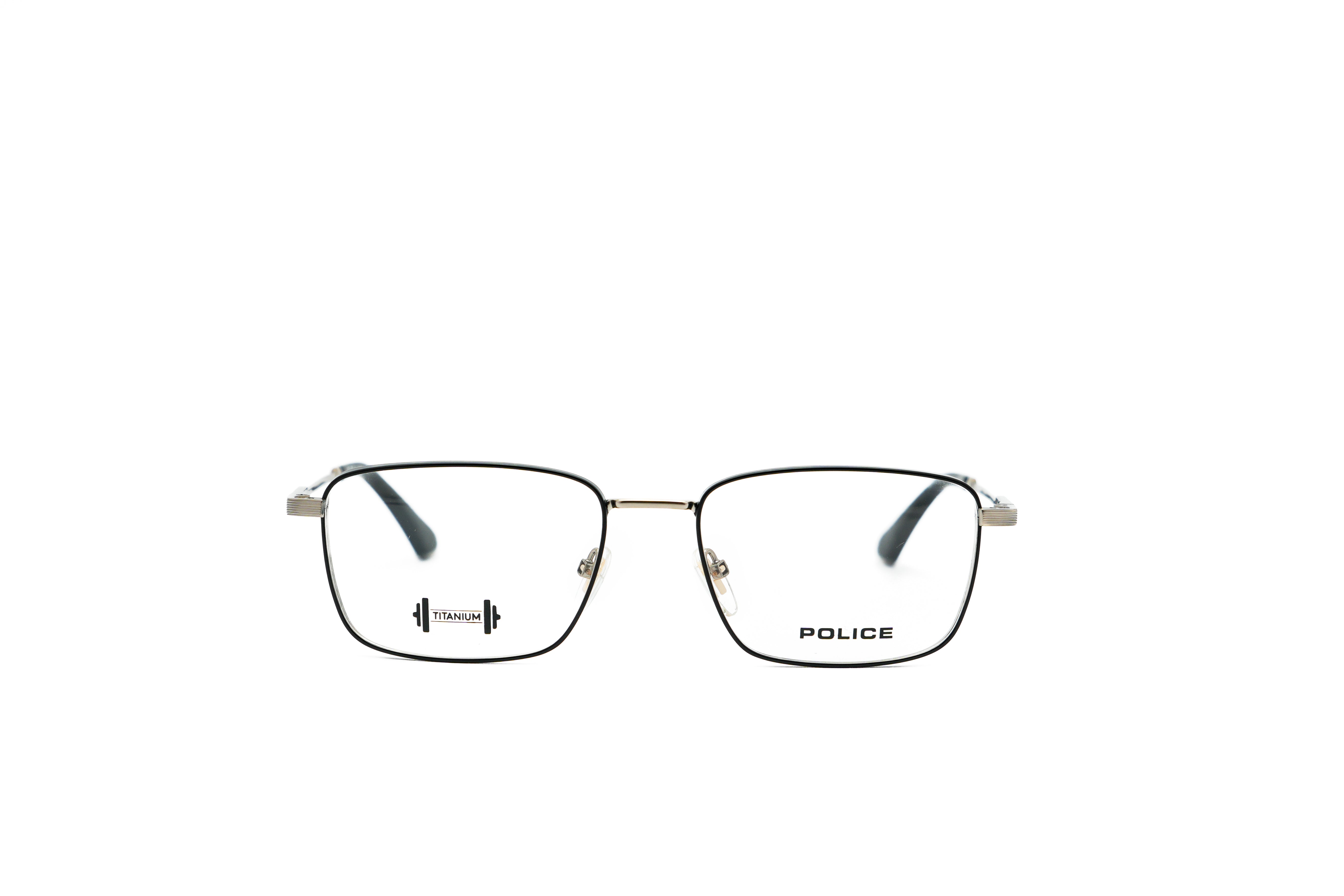 POLICE VPLQ74K Optical Frame | High end optical frames | SpecsBunker India | branded eyeglasses in India