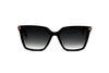 FURLA FURLA SFUB13 Sunglass shiny black rectangular / squared sunglass for Women