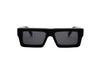 OFF WHITE OFF WHITE OW1013 Sunglass black rectangular / squared sunglass for Men