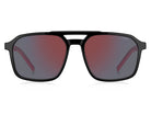 HUGO HUGO HG 1335/S Sunglass black rectangular / squared sunglass for Women