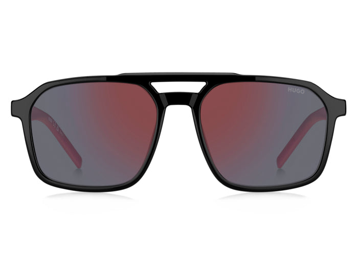 HUGO HUGO HG 1335/S Sunglass black rectangular / squared sunglass for Women