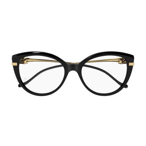 CARTIER CARTIER CT0283O Optical Frame black round/oval/panthos optical frame for Women