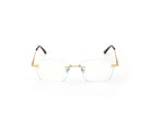 TOM FORD TOM FORD TF6117 Optical Frame gold geometrical/directional optical frame for Men