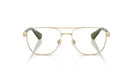 BURBERRY BURBERRY BE1396 Optical Frame gold pilot optical frame for Men