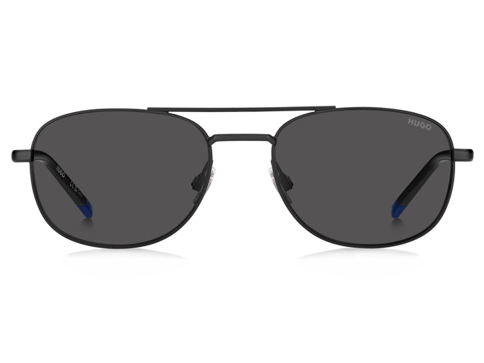 HUGO HUGO HG 1375/S Sunglass matte black pilot/navigator sunglass for Women