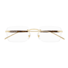 MONTBLANC MONTBLANC MB0411O Optical Frame gold squared optical frame for Unisex