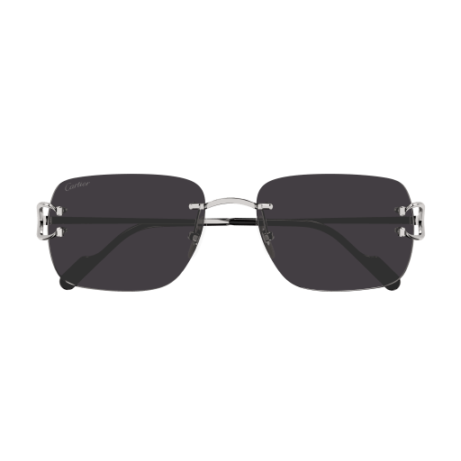 CARTIER CARTIER CT0330S Sunglass silver squared sunglass for Men