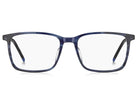 HUGO HUGO HG 1402/G Optical Frame blue horn rectangular / squared optical frame for Women