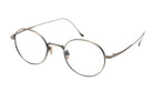 MASUNAGA MASUNAGA CHORD A Optical Frame gun metal round/oval/panthos optical frame for Unisex
