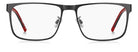 HUGO HUGO HG 1396/G Optical Frame matte black rectangular / squared optical frame for Women