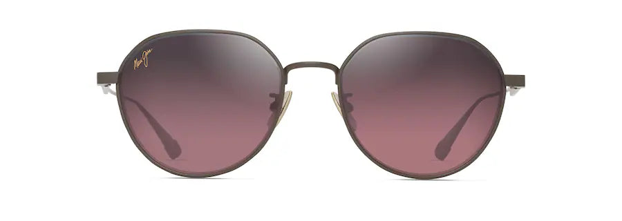 MAUI JIM MAUI JIM KAULANA AF MJ0627SA Sunglass shiny brown round sunglass for Unisex