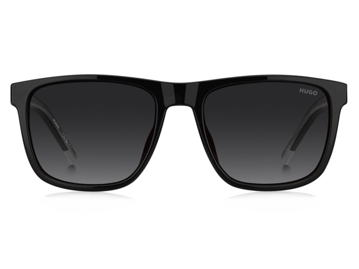 HUGO HUGO HG 1391/G/S Sunglass black rectangular / squared sunglass for Women