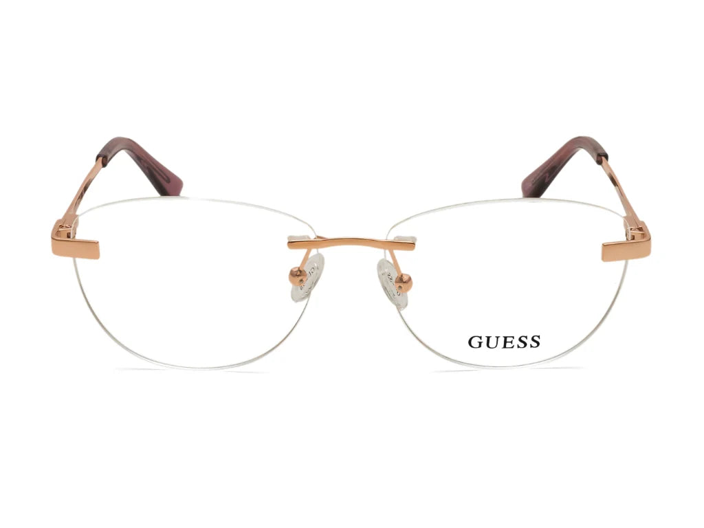 Discover GUESS GU50459 Optical Frame for Women. Budget optical frames, Affordable eyeglasses with authentic quality and stylish comfort. Buy online now.