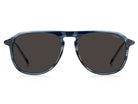 HUGO HUGO HG 1345/S Sunglass blue horn rectangular / squared sunglass for Women