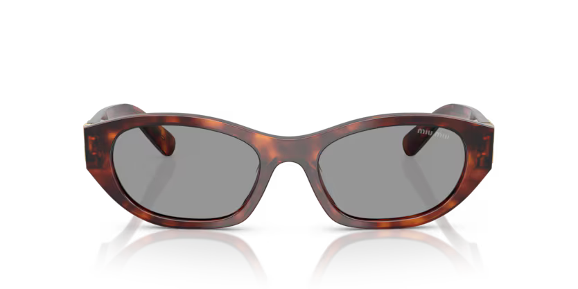 MIU MIU MIU MIU MU A03S Sunglass tortoise irregular sunglass for Women