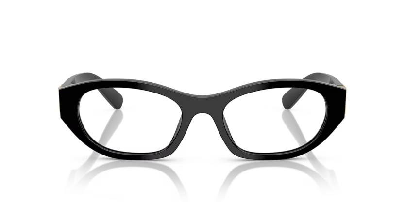 MIU MIU MIU MIU MU 03WV Optical Frame black irregular optical frame for Women