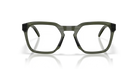 OAKLEY OAKLEY OX8208 Optical Frame olive ink squared optical frame for Unisex